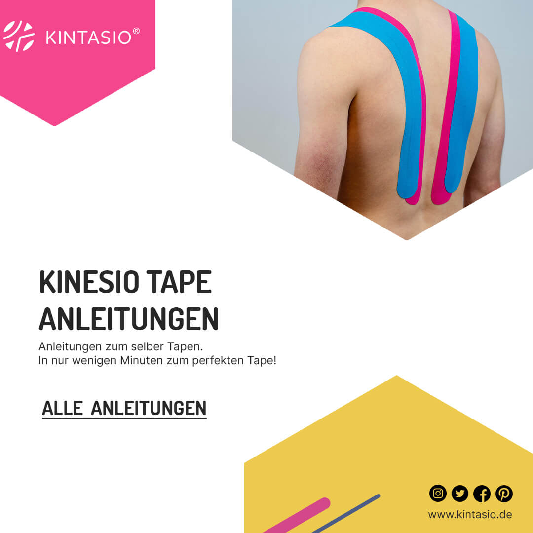 Kinesiologie-Tape-Anleitungen