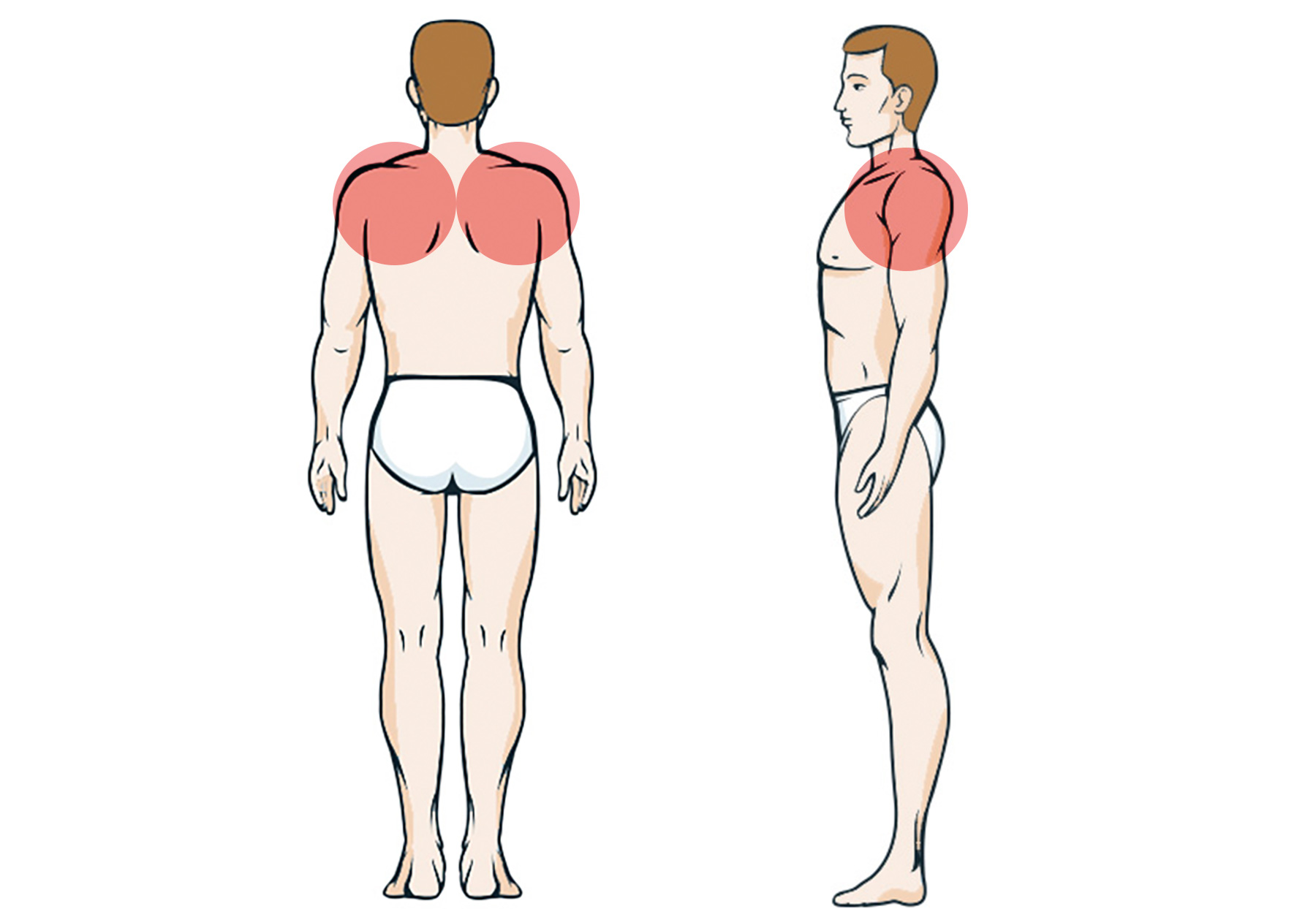 Kinesiologie-Schmerzbereich-Mann-Nacken-Schulter